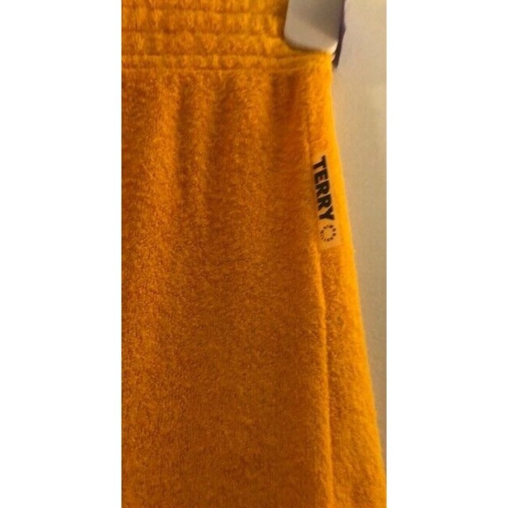 NWT SIMON MILLER GOLDEN YELLOW RETRO LOA WIDE LEG TERRY CLOTH PANTS SIZE SMALL - Picture 11 of 11